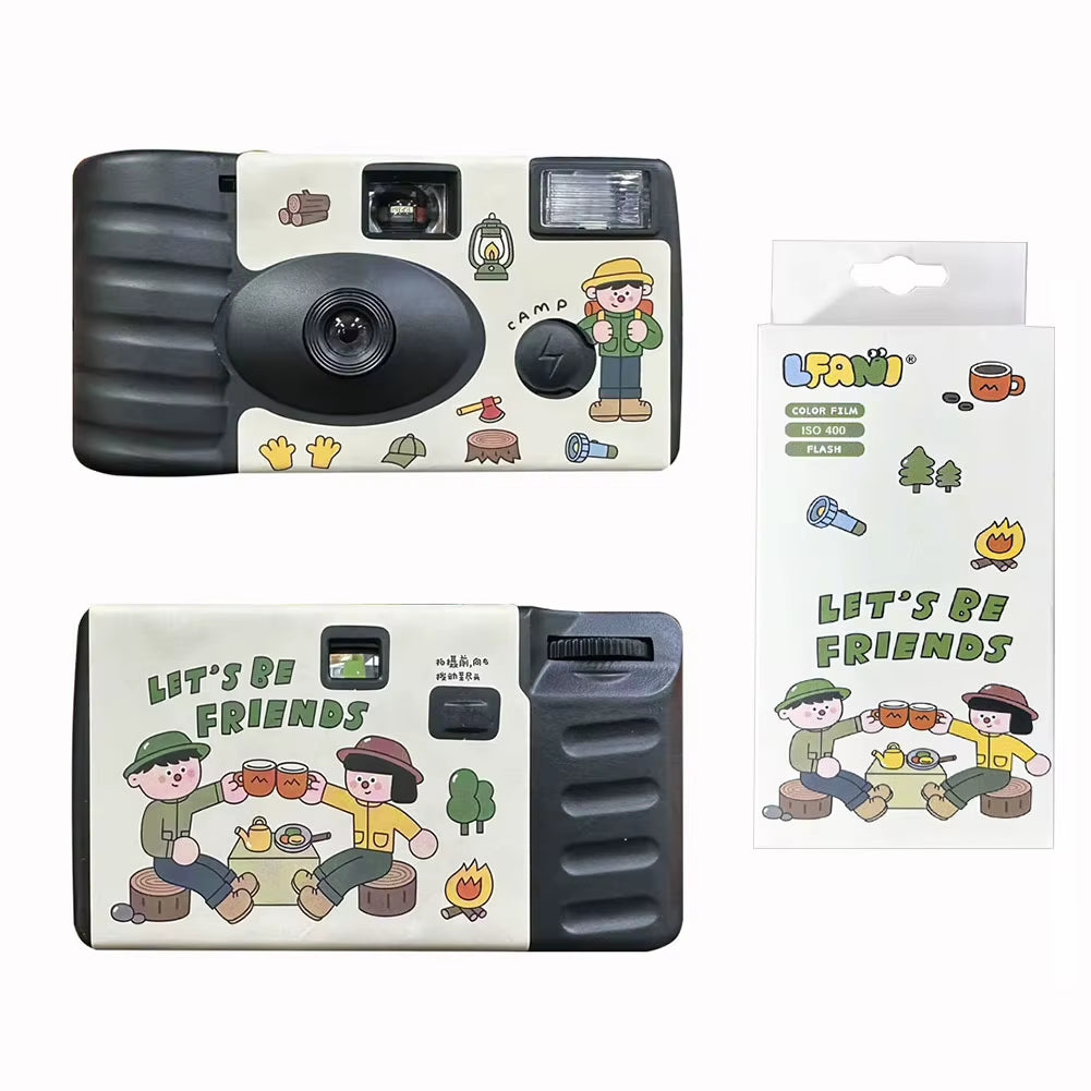 Capture Special Moments with 35Mm Disposable Film Camera Featuring Built-In Flash for Birthday Celebrations