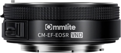 CM-EF-EOSR VND AF Lens Adapter with Drop-In Variable ND Filter,Compatible with Canon EF/EF S Mount Lenses to Canon EOS R/EOS R5/EOS R6/EOS RP RF Series Cameras