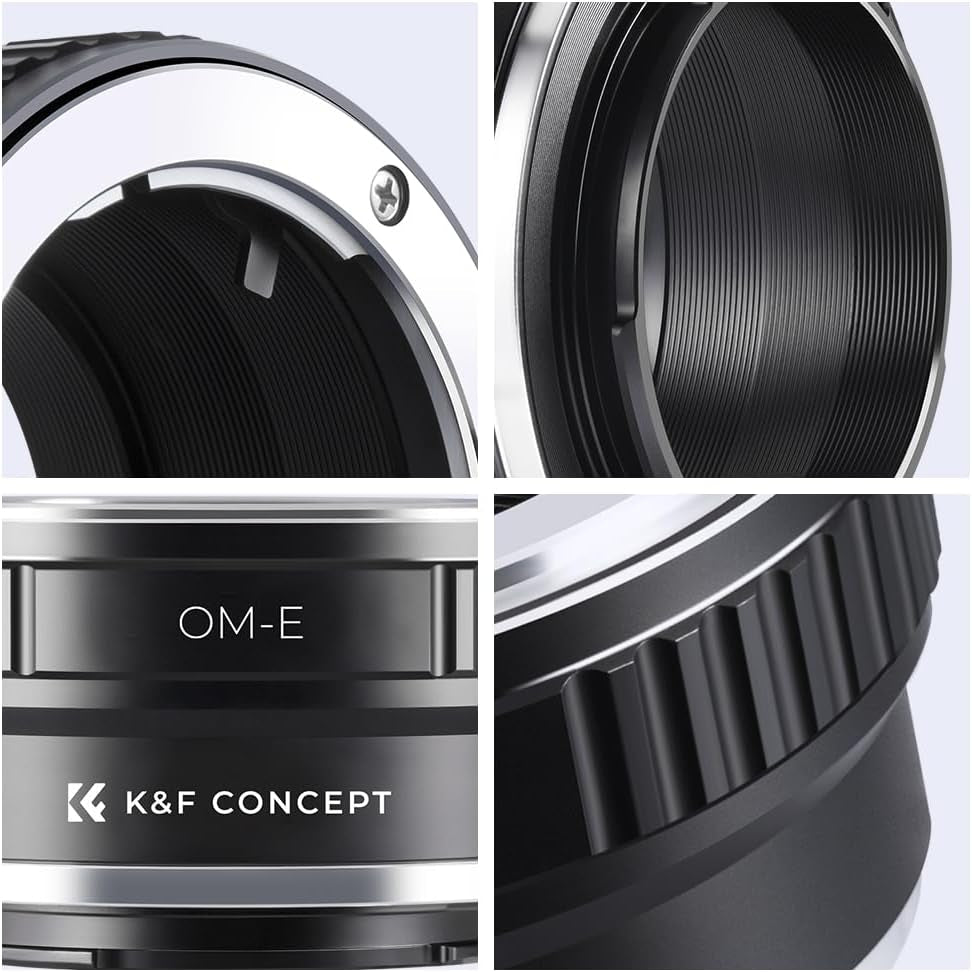 Lens Mount Adapter, Olympus OM Lens to Sony NEX (E-Mount) Camera Body, for NEX-3, NEX-3N, NEX-5, NEX-5R, NEX-6, NEX-7