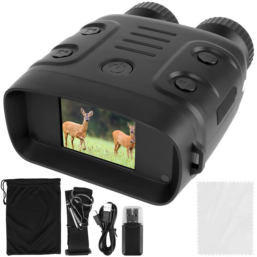 Day Night Use Photo Video Taking Digital Zoom 1080P 10X for Hunting Boating Binocular Infrared Night-Visions Device Binocular