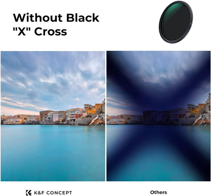 67Mm Variable ND Filter ND2-ND32 Camera Lens Filter (1-5 Stops) No X Cross HD Neutral Density Filter with 28 Multi-Layer Coatings Waterproof (Nano-X Series)