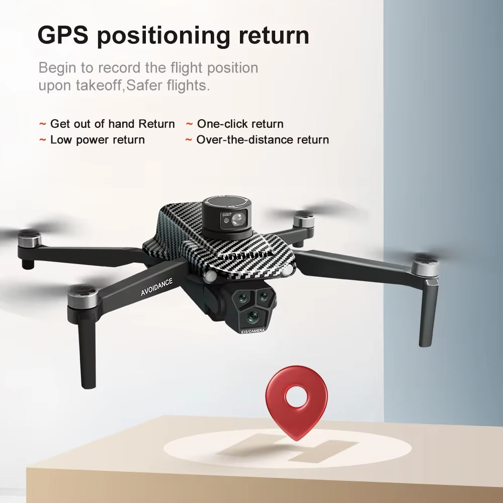 U198 MAX PRO Drone GPS 8K Professional with HD Camera 5G WIFI FPV Brushless RC Quadcopter Obstacle Avoidance Automatic Return