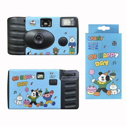 Capture Special Moments with 35Mm Disposable Film Camera Featuring Built-In Flash for Birthday Celebrations