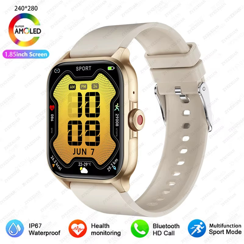 2025 New for Xiaomi Smart Watch Men Blood Oxygen Heart Rate Monitoring Sports Fitness Watch Man Woman Bluetooth Call Smart Watch