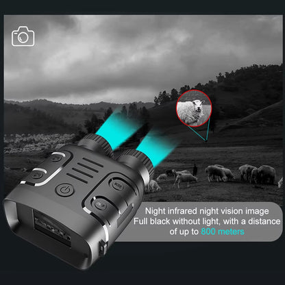 Day Night Use Photo Video Taking Digital Zoom 1080P 10X for Hunting Boating Binocular Infrared Night-Visions Device Binocular