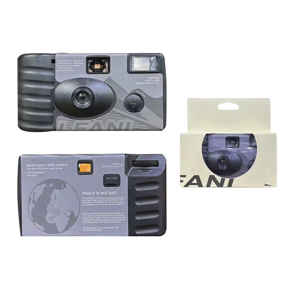 Capture Special Moments with 35Mm Disposable Film Camera Featuring Built-In Flash for Birthday Celebrations